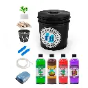 Grow Pot Kit Profesional DWC Hidro Cubo con Bomba de Aire, Nutrientes y Más