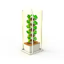 Kit Hidropónico N6WP Sistema de Torre para 50 Plantas, Jardín Interior Completo con Nutrientes, Semillas y Accesorios