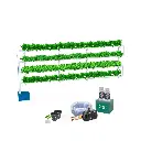 Kit Hidropónico N5P Sistema NFT para 96 Plantas, Jardín Interior Completo con Nutrientes, Semillas y Accesorios