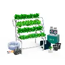 Kit Hidropónico N9 NFT Sistema para 32 Plantas, Jardín Interior Completo con Nutrientes, Semillas y Accesorios